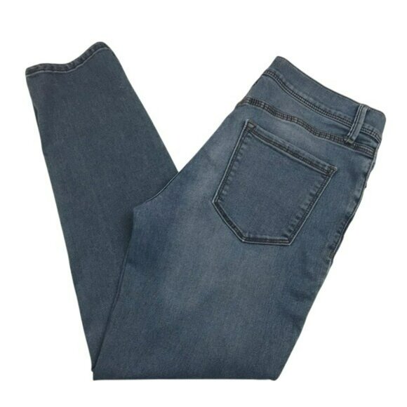 Free People Hi Rise Cropped Jeans EUC - Picture 7 of 11